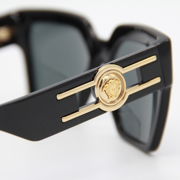 NEW VERSACE SUNGLASSES VE4458 GB1/87 EYEWEAR VERSACE MOD 4458 BLACK - Picture 9 of 12